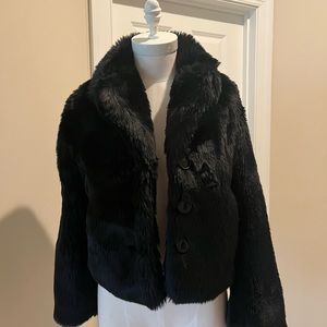 Ann Taylor faux fur coat/jacket